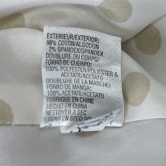 🍁 Tahari Arthur S Levine Lined Blazer Jacket Coat sz 6 - Picture 7 of 7